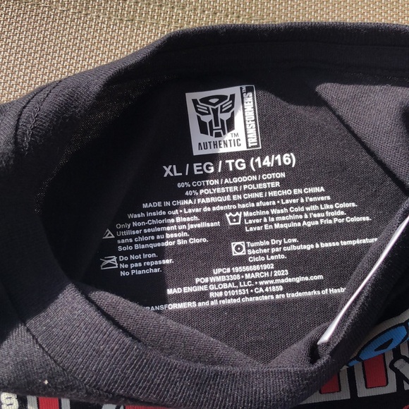 Boys Transformers Shirt - Picture 3 of 4